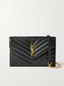 Parisian Luxe Envelope Bag – Mini Red Chain