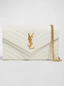 Parisian Luxe Envelope Bag – Mini Red Chain