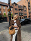 Autumn Luxe Suede Coat